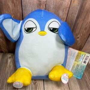 Flipeez Pete The Blue Penguin Interactive Plush 8 " with Squeezy Feet